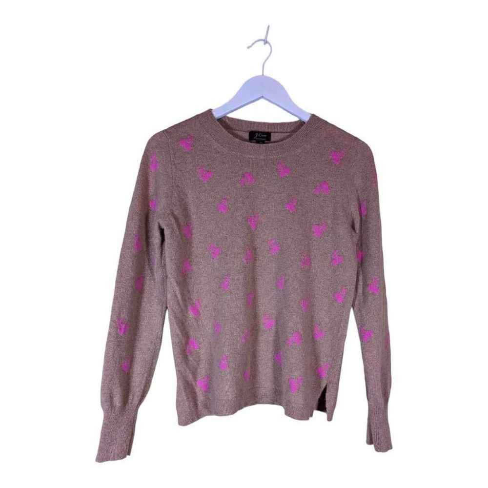 Medium Cashmere J Crew cherry sweater.